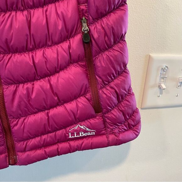 L.L. Bean Down Vest womens sz XS puffer stowaway water repellent downtek goose - Picture 4 of 14
